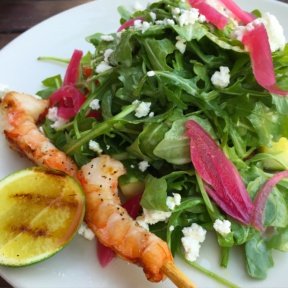 Gluten-free shrimp salad from Nelson Blue